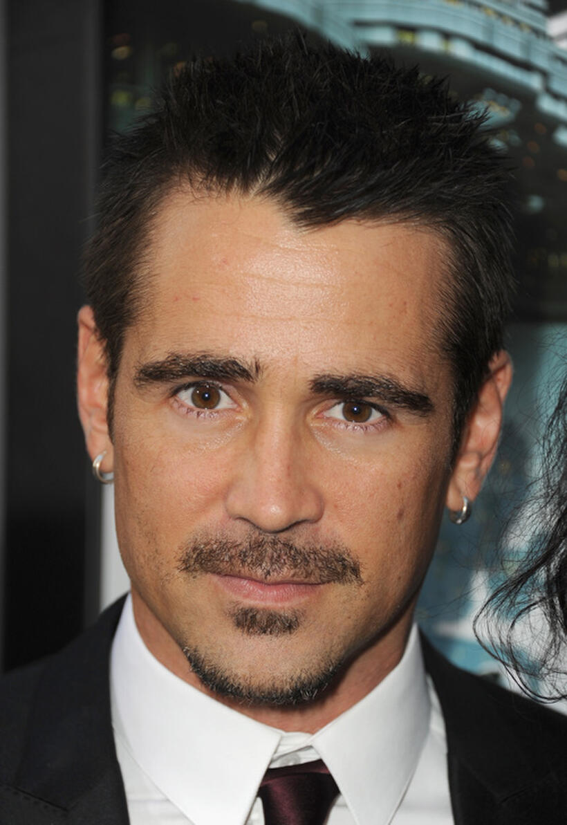 Colin Farrell at the California premiere of "Total Recall."
