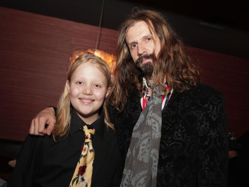 Daeg Faerch and Director Rob Zombie at the after party of the premiere of "Halloween."