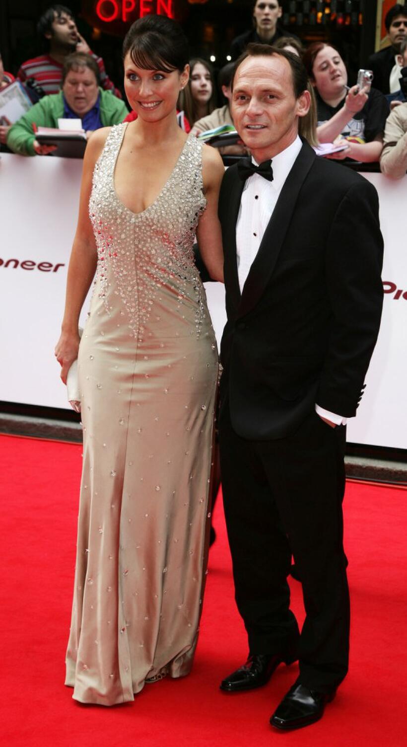 Emma Barton and Perry Fenwick at the British Academy Television Awards.