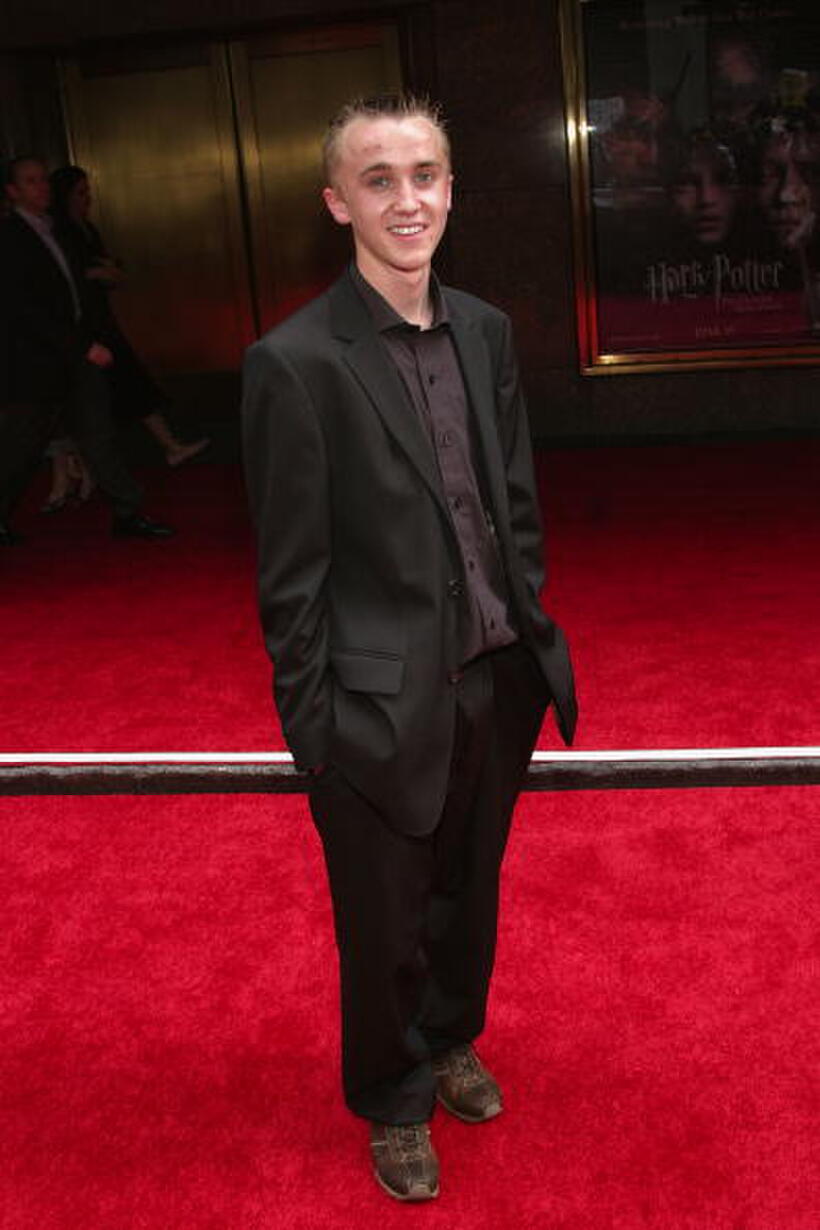 Tom Felton at the premiere of "Harry Potter and The Prisoner of Azkaban."
