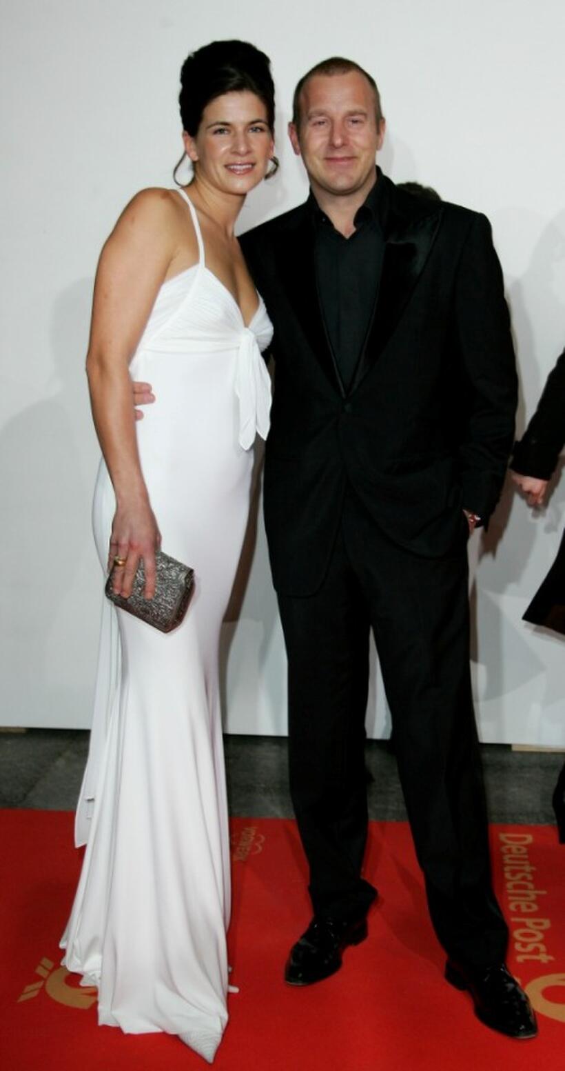 Marie-Jeanette Steinle and Heino Ferch at the 42nd Goldene Kamera Awards.