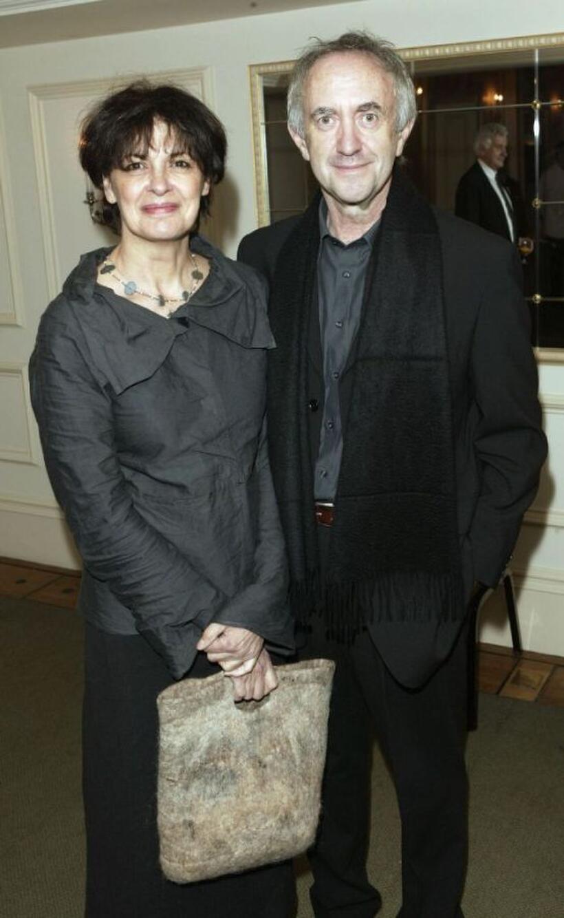 Kate Fahy and Jonathan Pryce at the Evening Standard Theatre Awards.