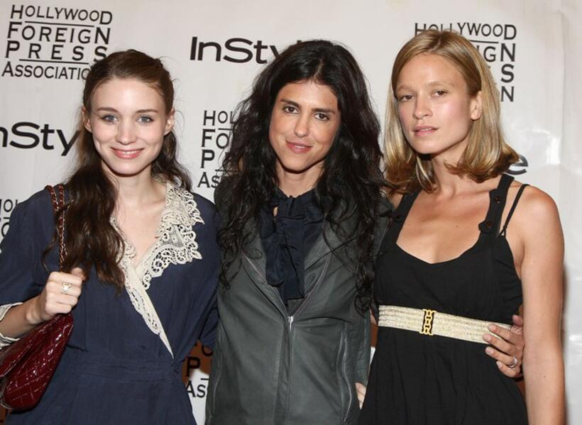 Rooney Mara, Francesca Gregorini and Amy Ferguson at the InStyle and HFPA Toronto Film Festival party.