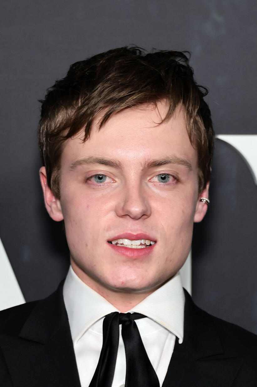 Oliver Finnegan at the world premiere of "The Watchers" in New York City.