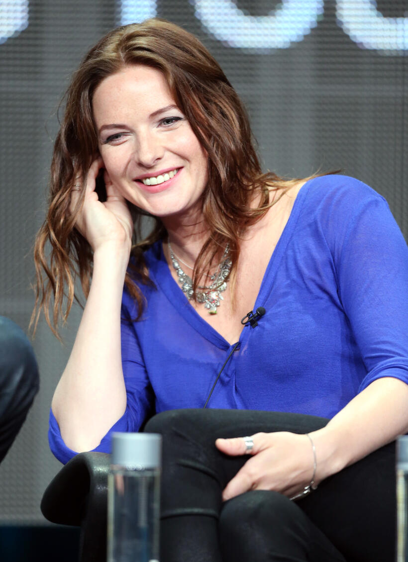 Rebecca Ferguson at the 'The White Queen' panel discussion at the Starz portion of the 2013 Summer Television Critics Association