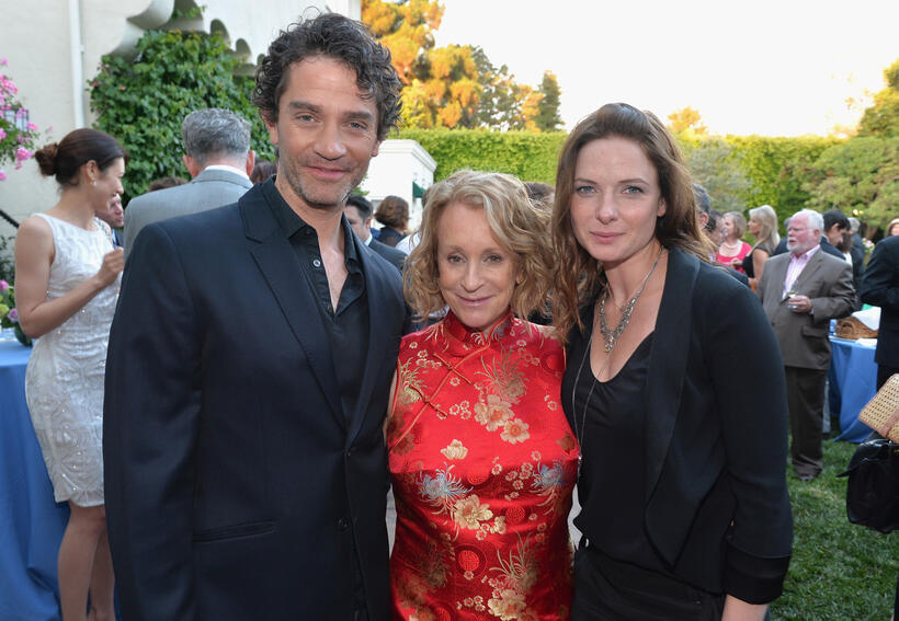 James Frain, Philippa Gregory and Rebecca Ferguson at the U.S. Launch of the Starz Original Series "The White Queen."