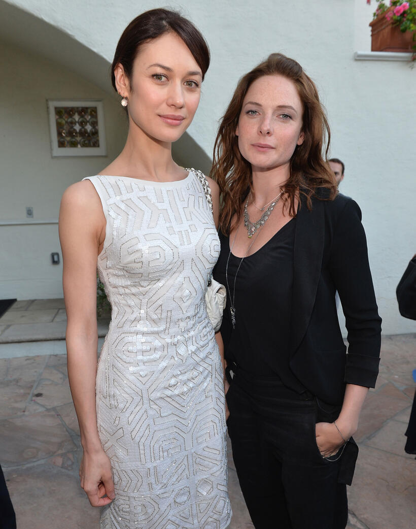 Olga Kurylenko and Rebecca Ferguson at the U.S. Launch of the Starz Original Series "The White Queen."