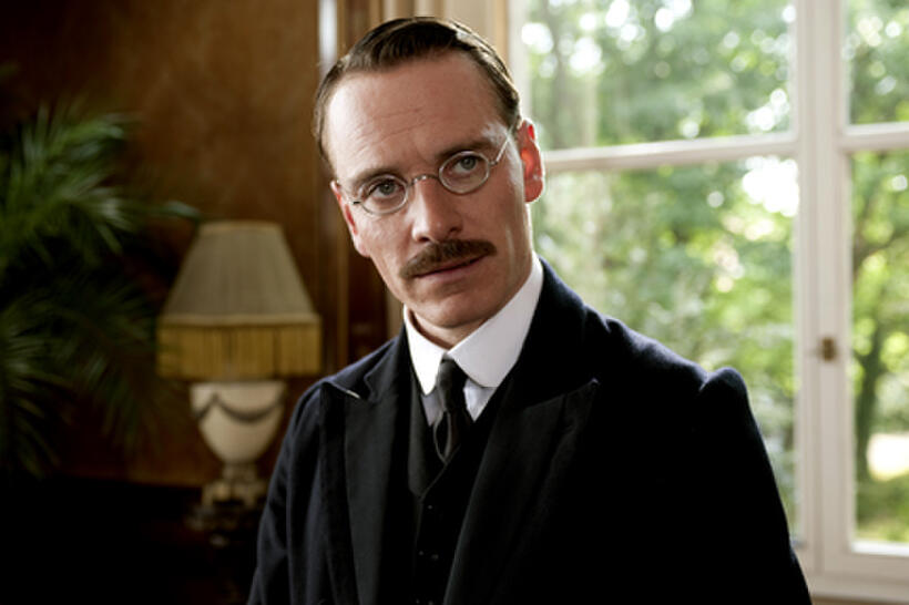 Michael Fassbender as Carl Jung in ``A Dangerous Method.''