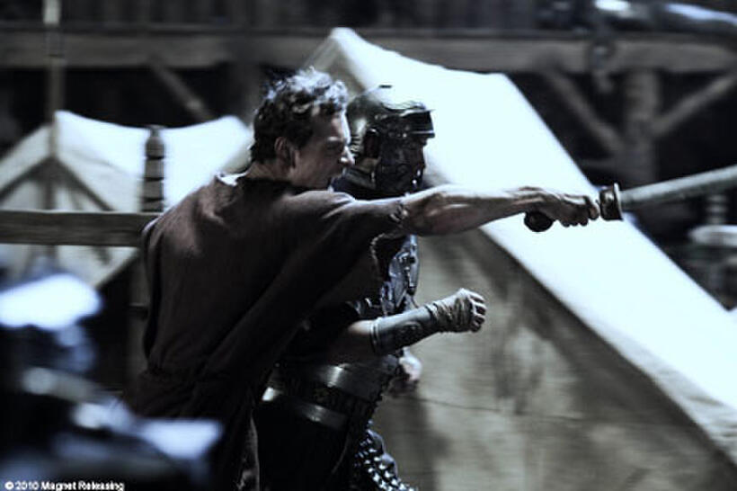 Michael Fassbender as Quintus Dias in "Centurion."