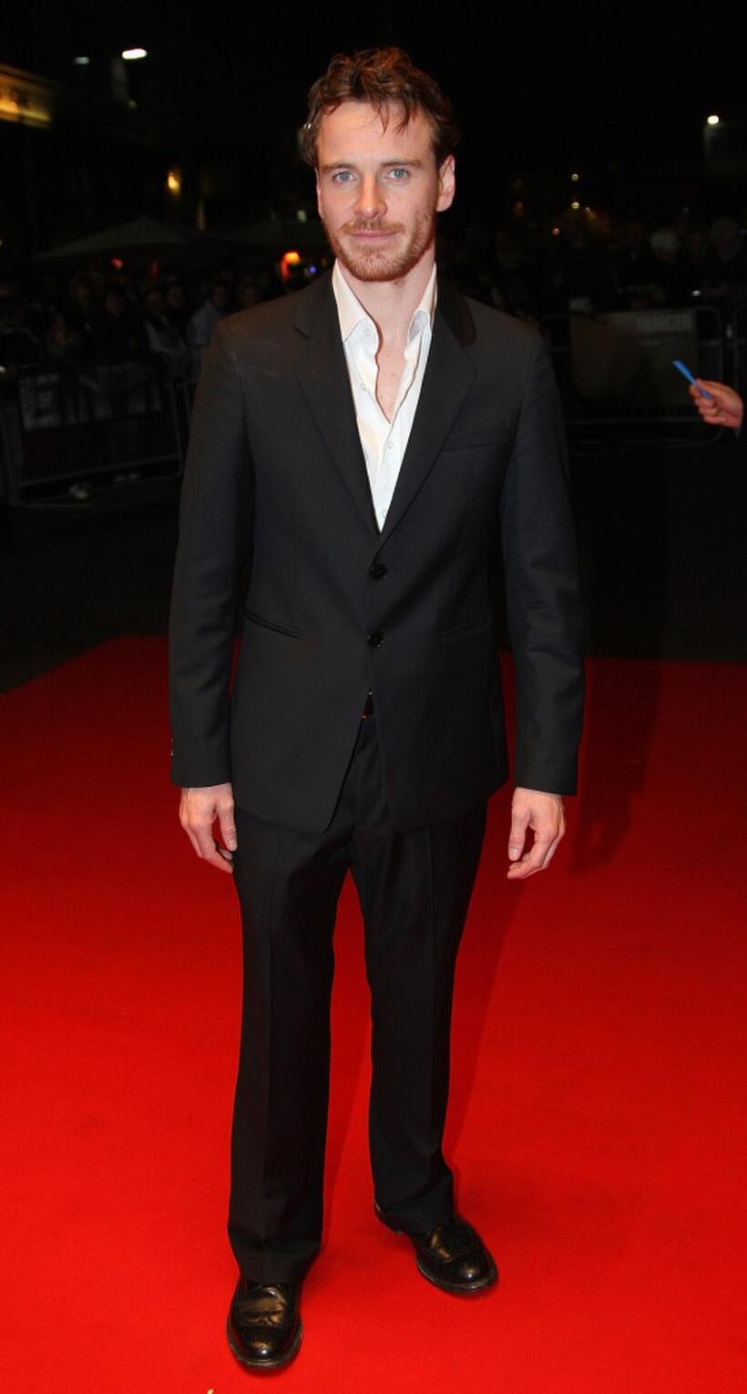 Michael Fassbender at the premiere of "Hunger" during the BFI 52nd London Film Festival.