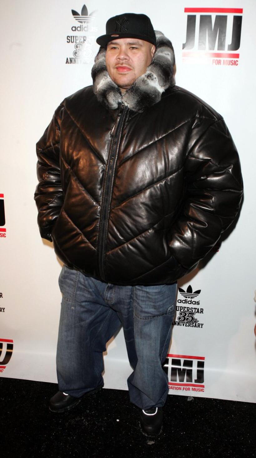 Fat Joe at the 35th anniversary of Addidas superstar sneaker.