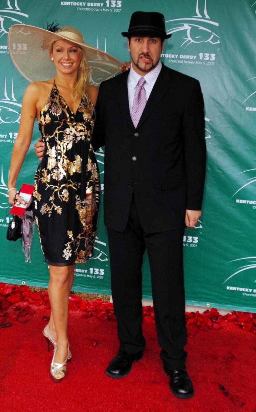 Kym Johnson and Joey Fatone at the 133rd running of Kentucky Derby.