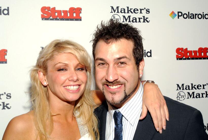 Kym Johnson and Joey Fatone at the Stuff Magazine for the 133rd Kentucky Derby.