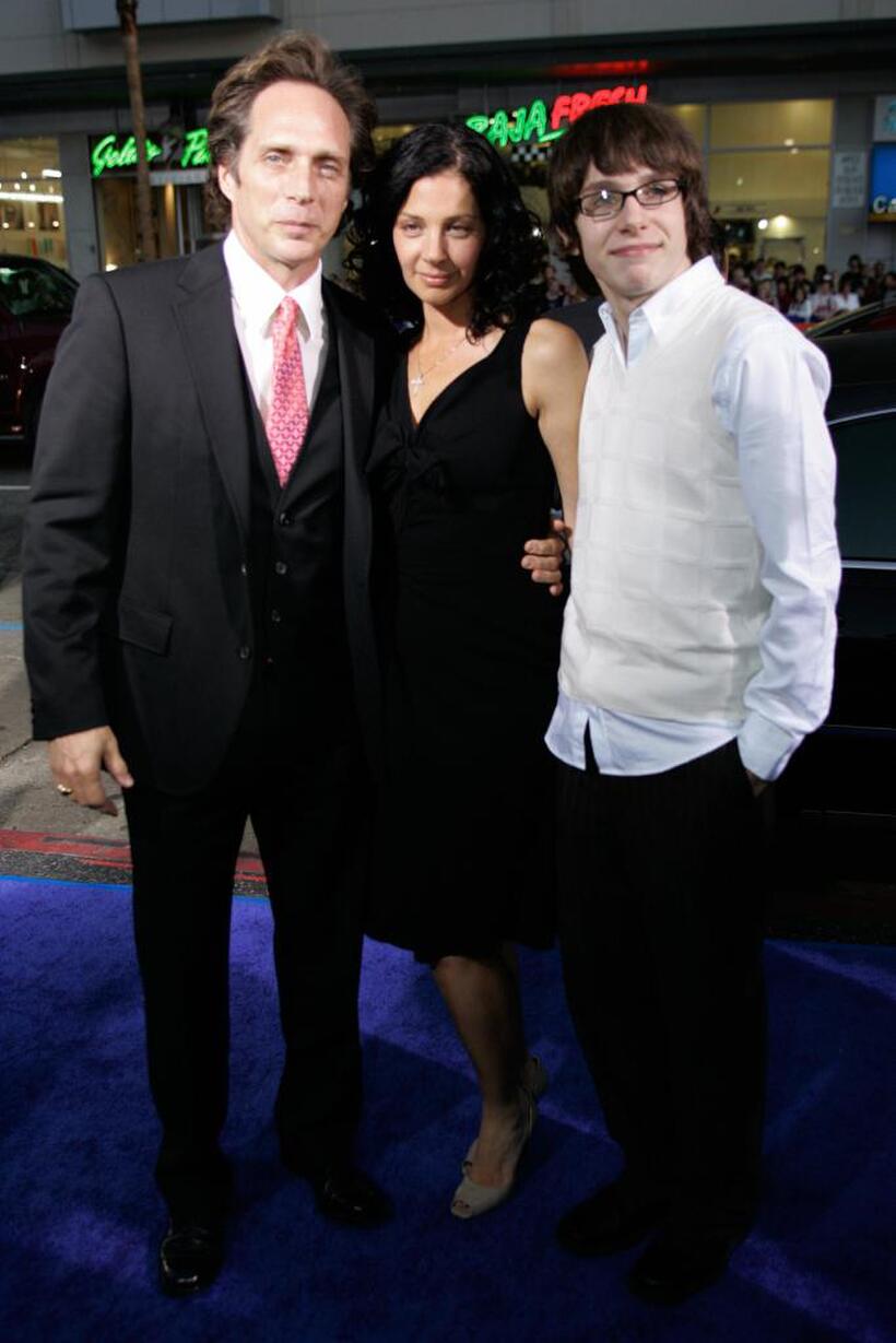 William Fichtner and his family at the premiere of "Blades of Glory".
