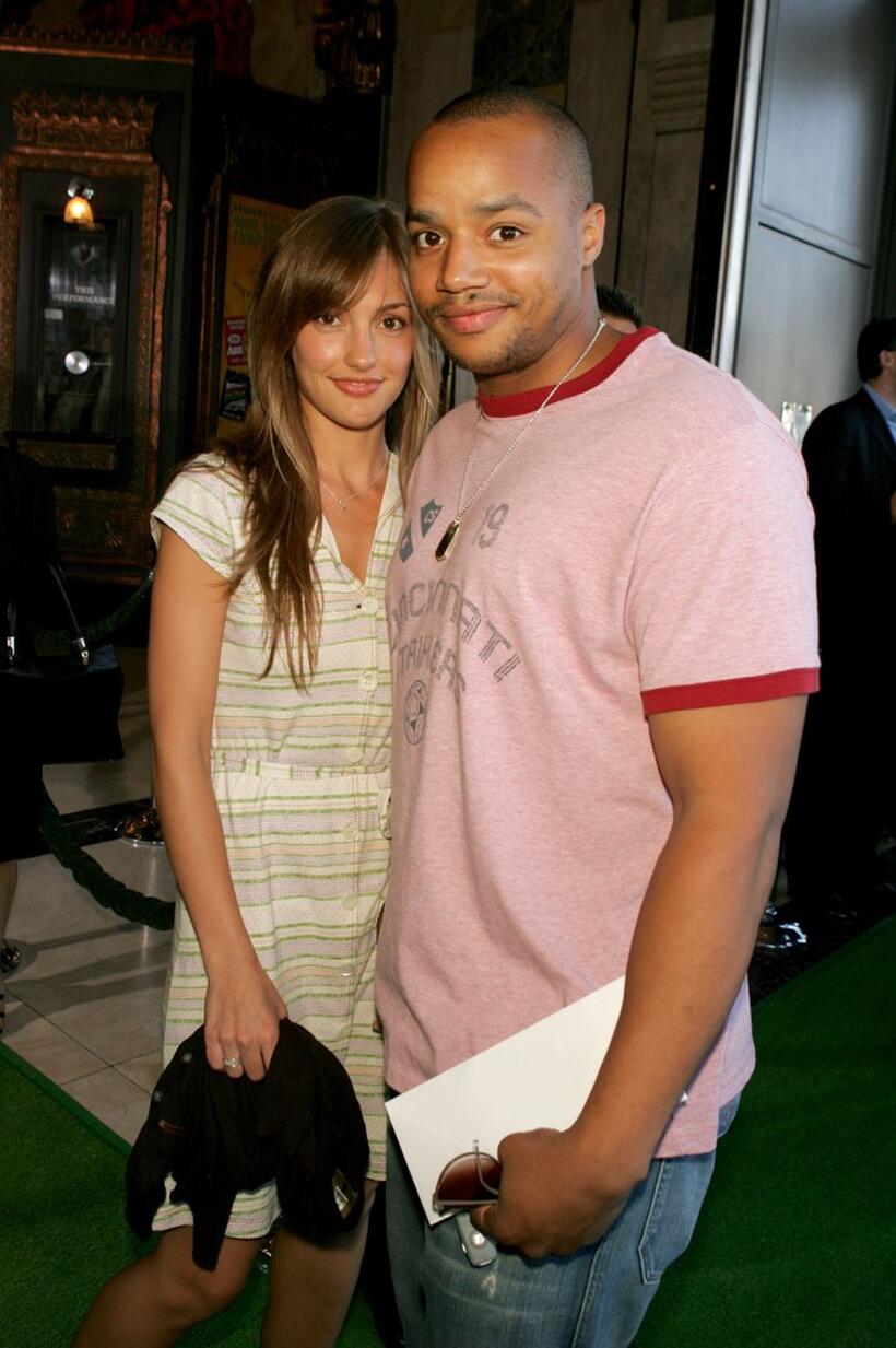 Donald Faison and Minka Kelly at the Los Angeles Premiere of "Wicked."