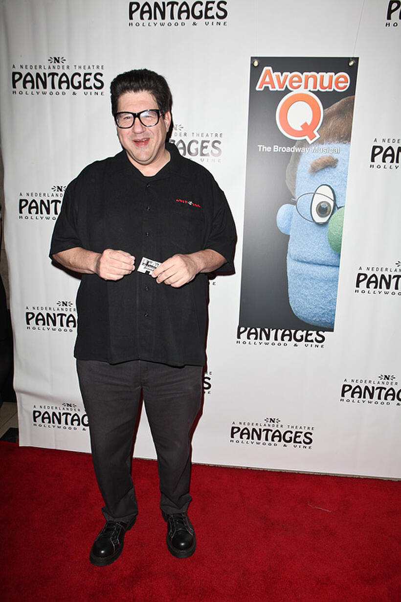 Peter Appel at the opening night of "Avenue Q" in California.