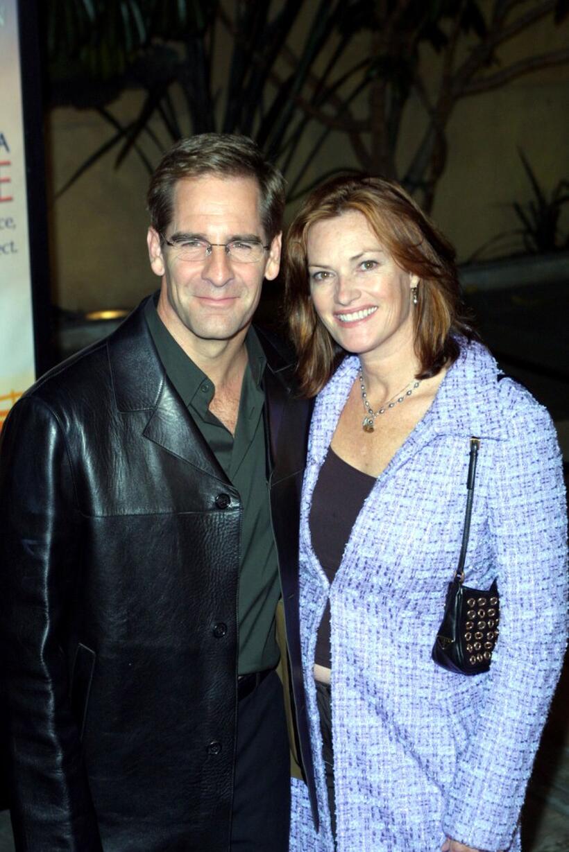 Scott Bakula and his wife Chelsea Field at the premiere of "Life As A House."
