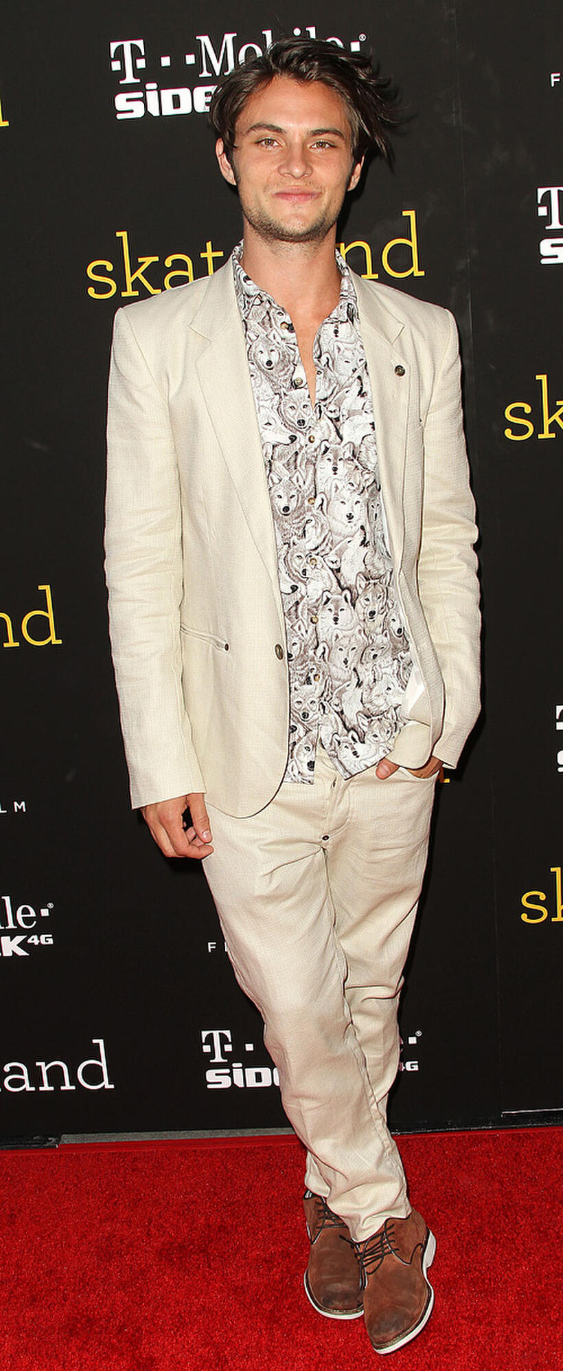 Shiloh Fernandez at the California premiere of "Skateland."
