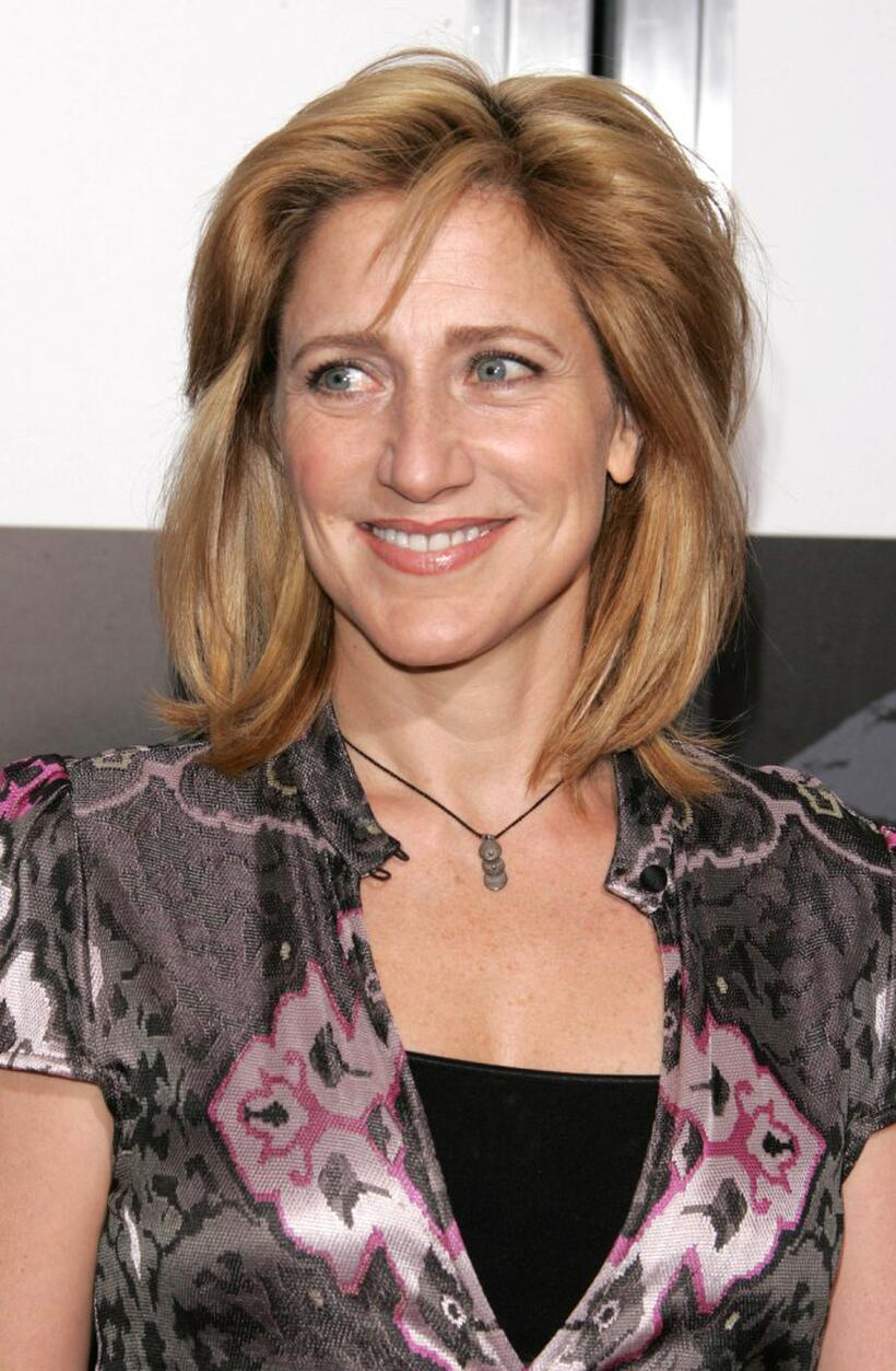 Edie Falco at the premiere of "A Mighty Heart".