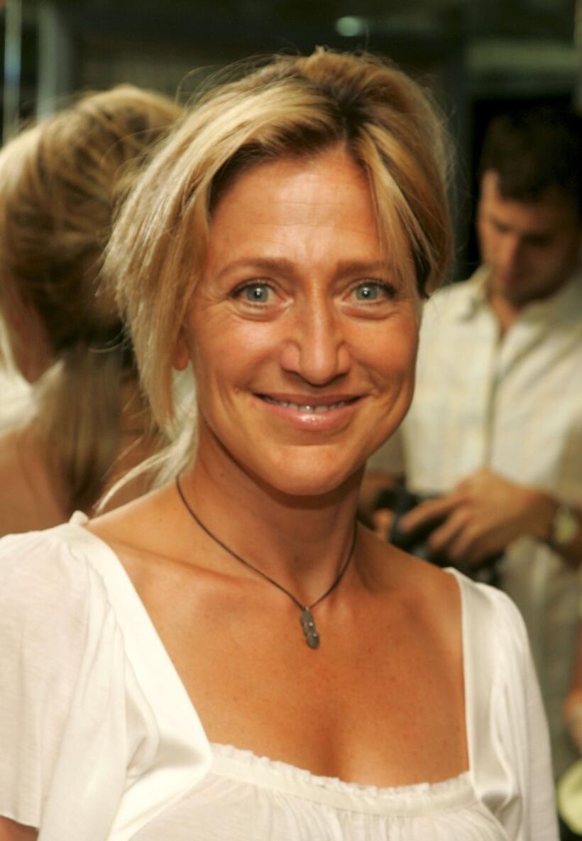 Edie Falco at the after party for the special screening of "Interview".