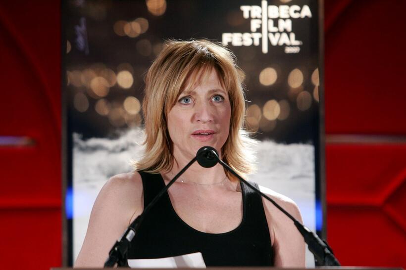 Edie Falco at the 2007 Tribeca Film Festival awards show and wrap party.