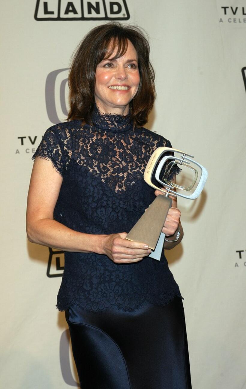 Sally Field at the press room at the 2005 TV Land Awards.