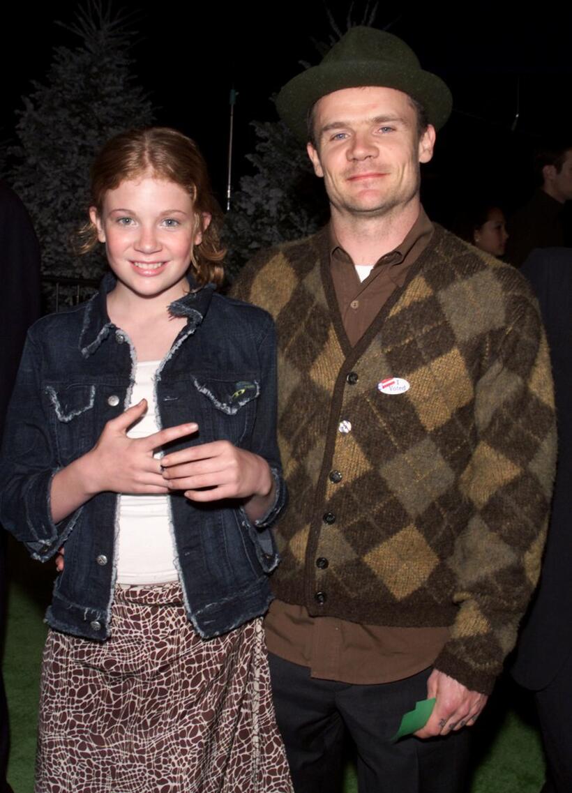 Flea and Guest at the premiere of "How The Grinch Stole Christmas."