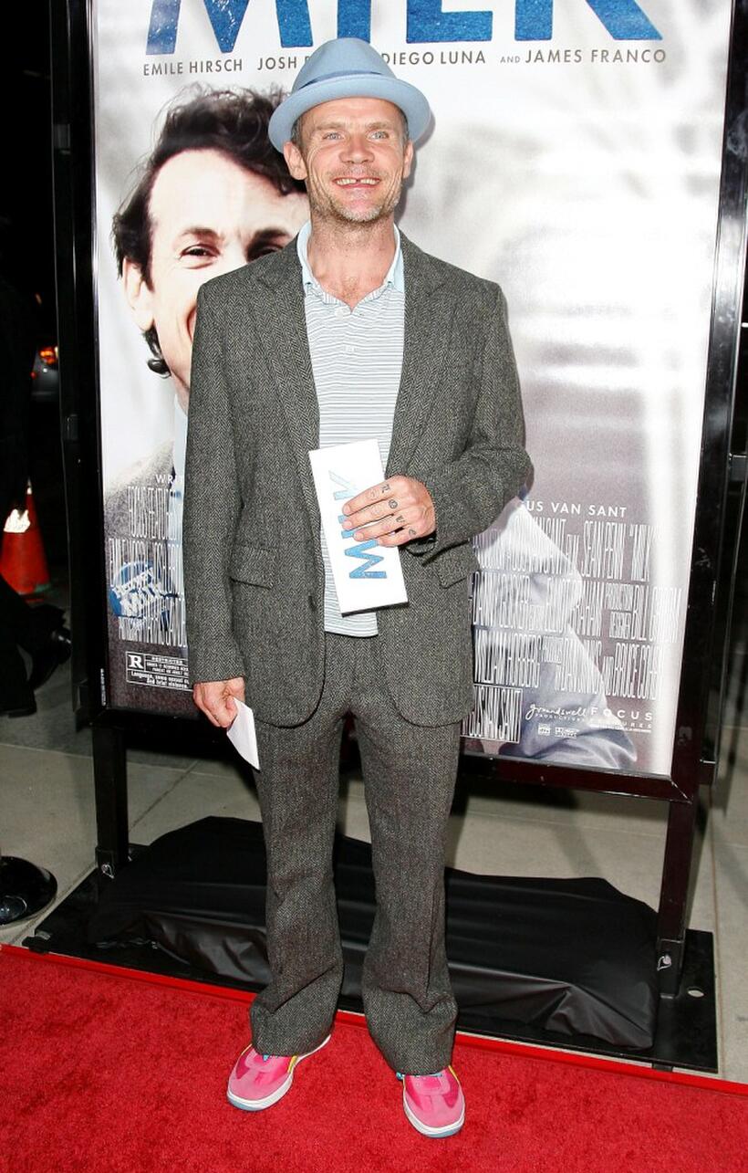 Flea at the Los Angeles premiere of "Milk."