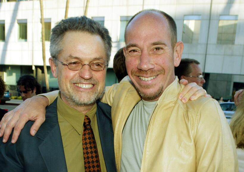 Miguel Ferrer and Jonathan Demme at the Los Angeles Premiere of "The Manchurian Candidate".