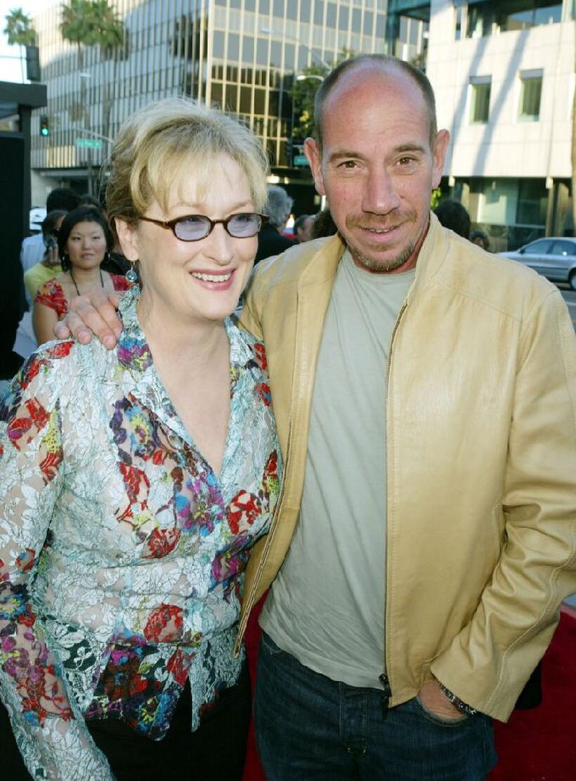 Miguel Ferrer and Meryl Strep at the Los Angeles Premiere of "The Manchurian Candidate".