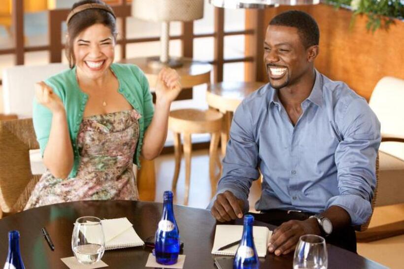America Ferrera and Lance Gross in "Our Family Wedding."