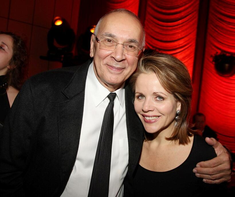 Frank Langella and Renee Fleming at the after party of the premiere of "Frost/Nixon."