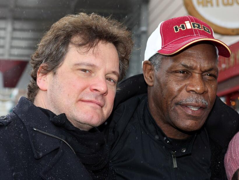 Colin Firth and Danny Glover at the 2008 Sundance Film Festival.