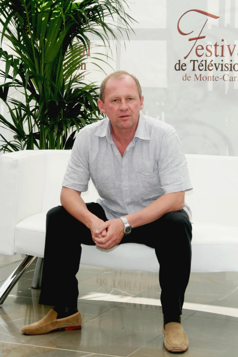 Peter Firth attends a photocall promoting the television serie "Spooks" on the first day of the 2007 Monte Carlo Television Festival.