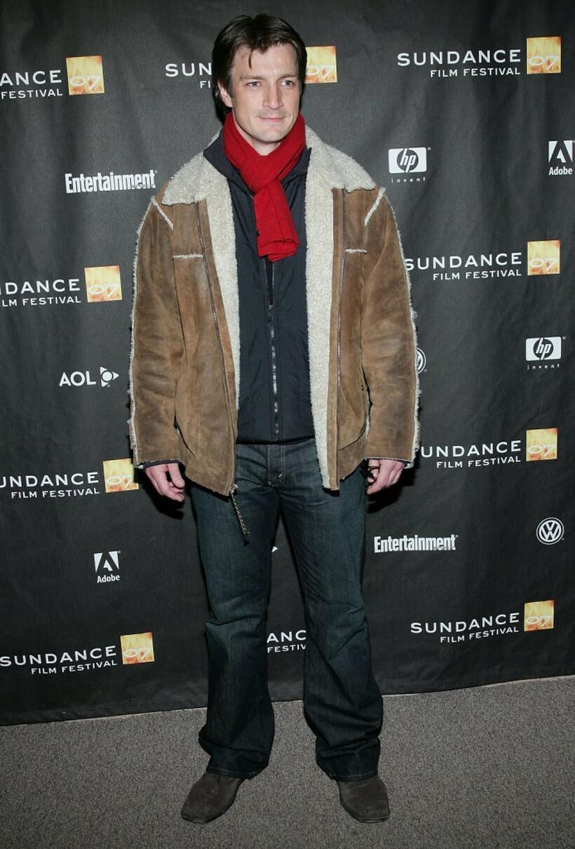 Nathan Fillion at the screening of "Waitress" during the 2007 Sundance Film Festival.