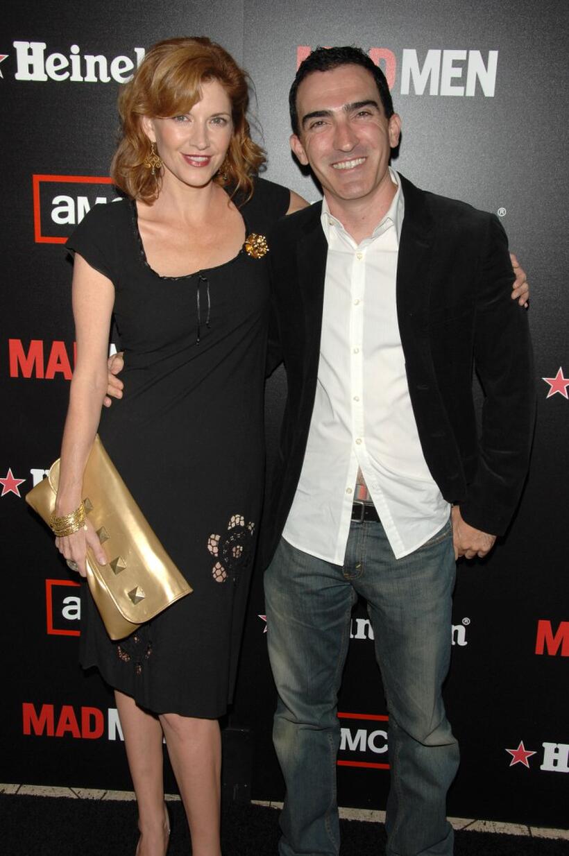Melinda McGraw and Patrick Fischler at the AMC and Heineken's "Mad Men" second season wrap party.