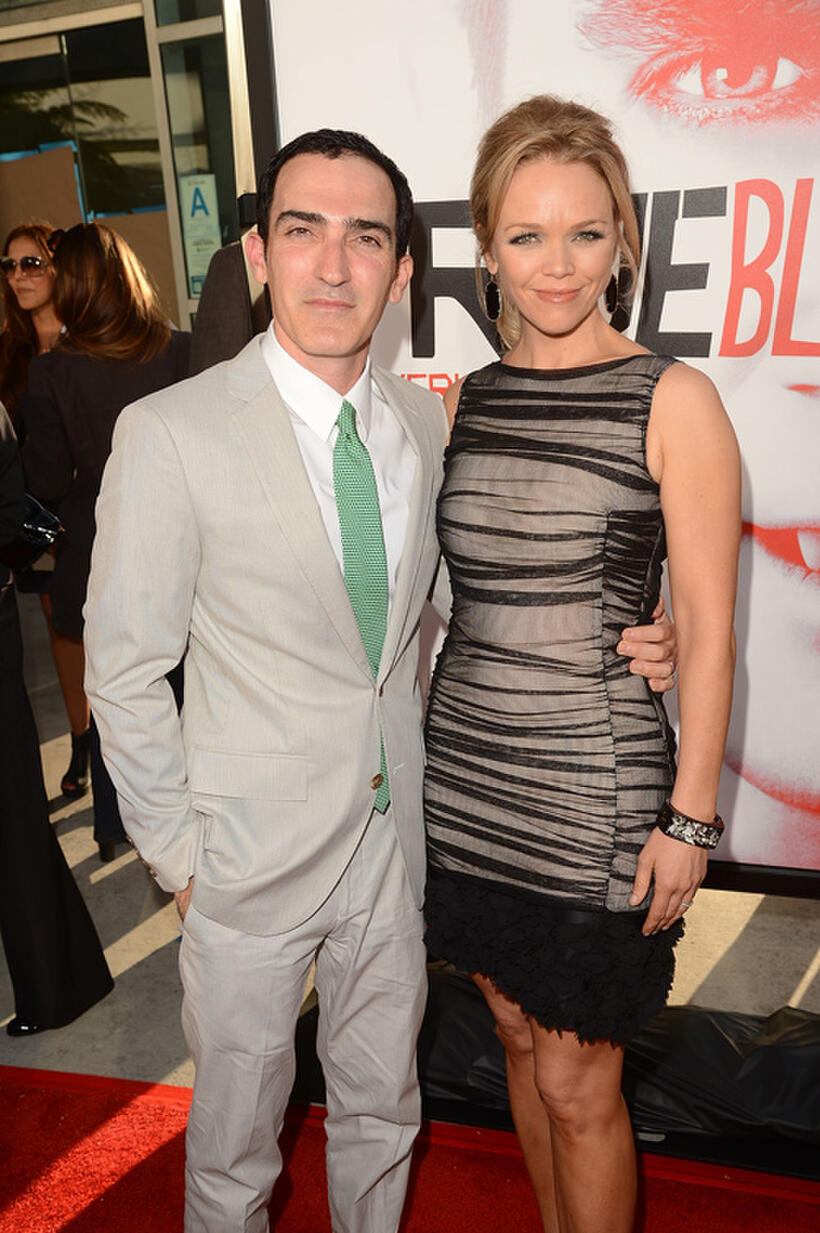 Patrick Fischler and Lauren Bowles at the 5th Season California premiere of "True Blood."