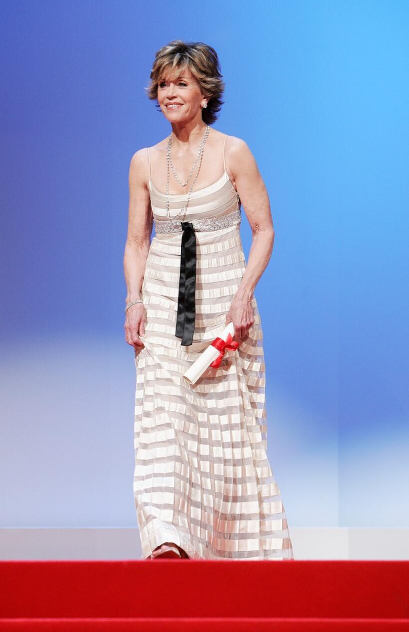 Jane Fonda at 60th International Cannes Film Festival Palme d'Or Award Ceremony.