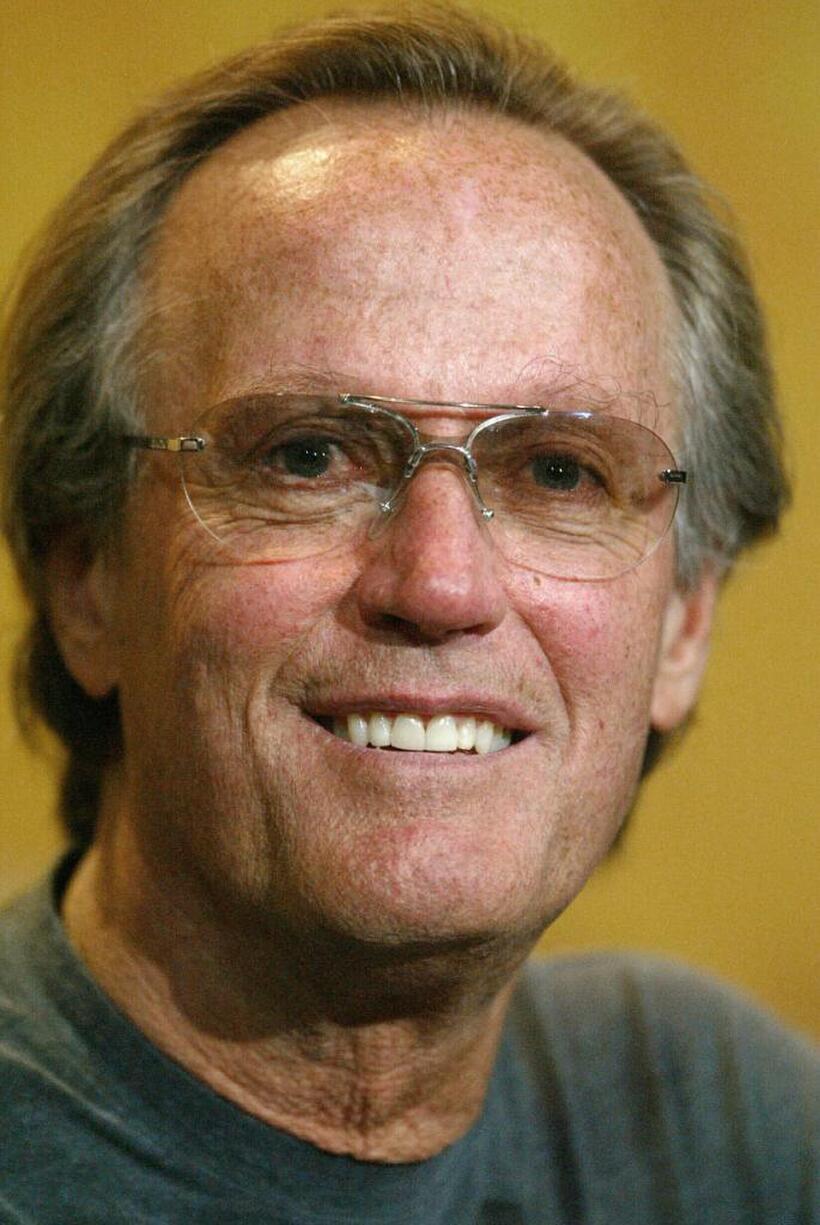 Peter Fonda at the press conference about the retrospective "New Hollywood 1967-1976. Trouble in Wonderland" at the 54th Berlinale Film Festival.