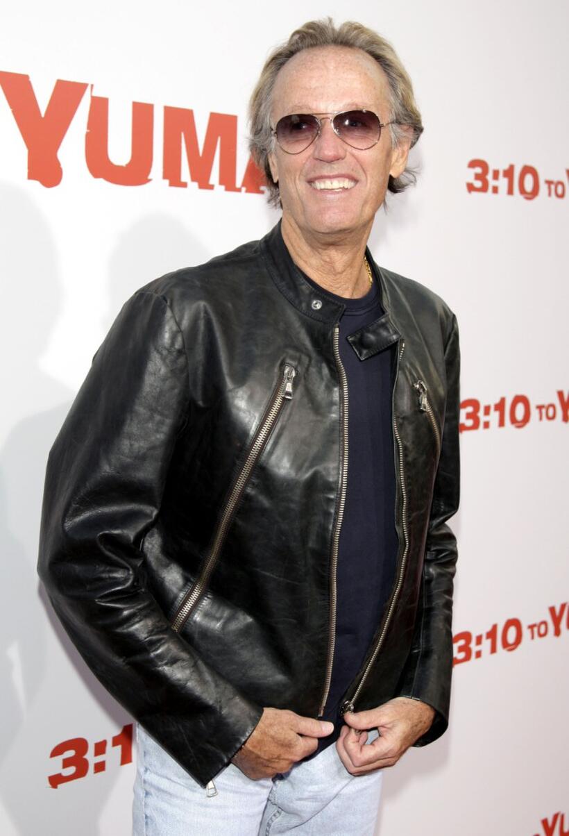 Peter Fonda at the premiere of "Lionsgate's '3:10 to Yuma" at the Mann National Theater.