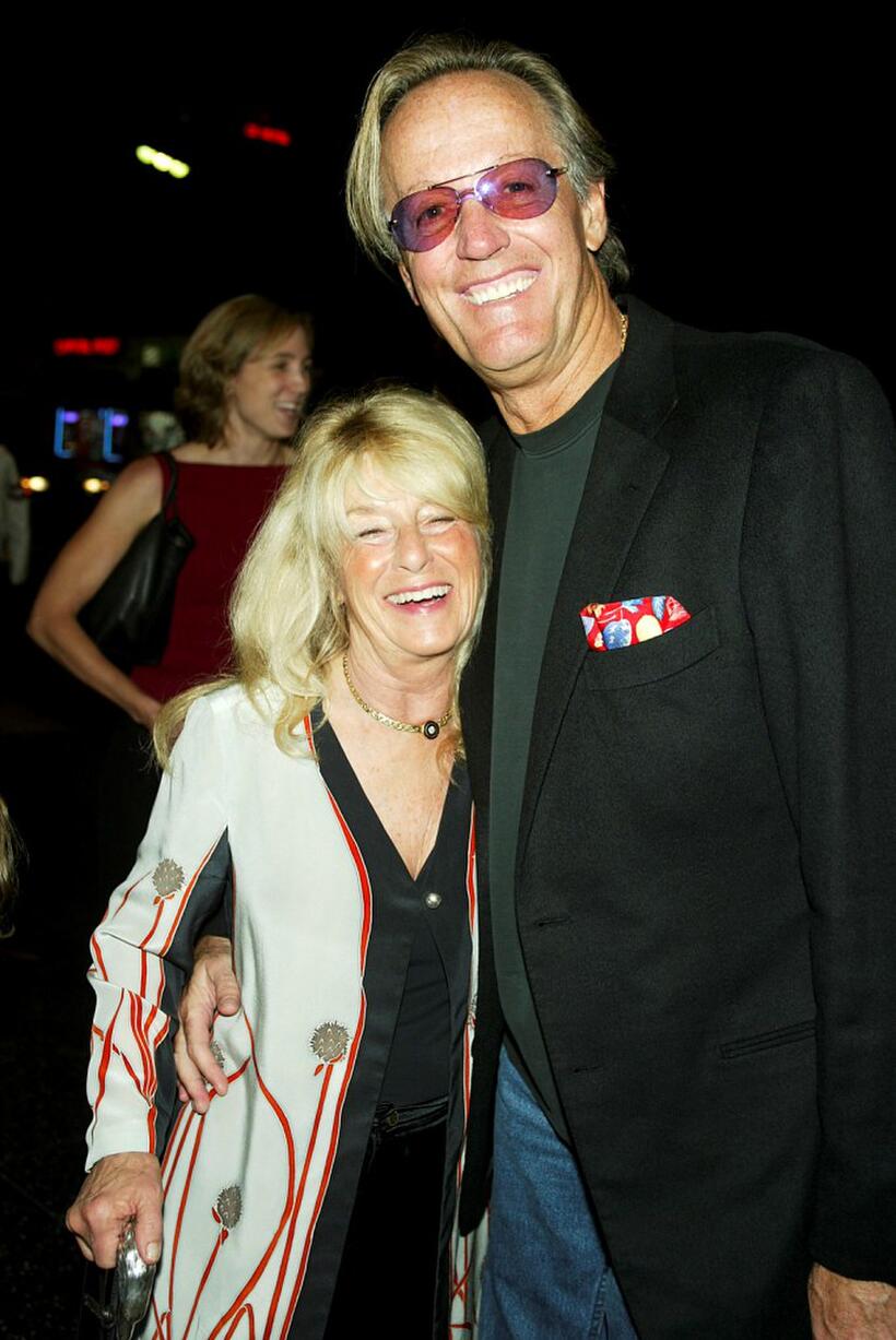 Peter Fonda and his wife Becky at the screening of the newly restored "The Hired Hand" marking the 1971 directorial debut of Peter Fonda.