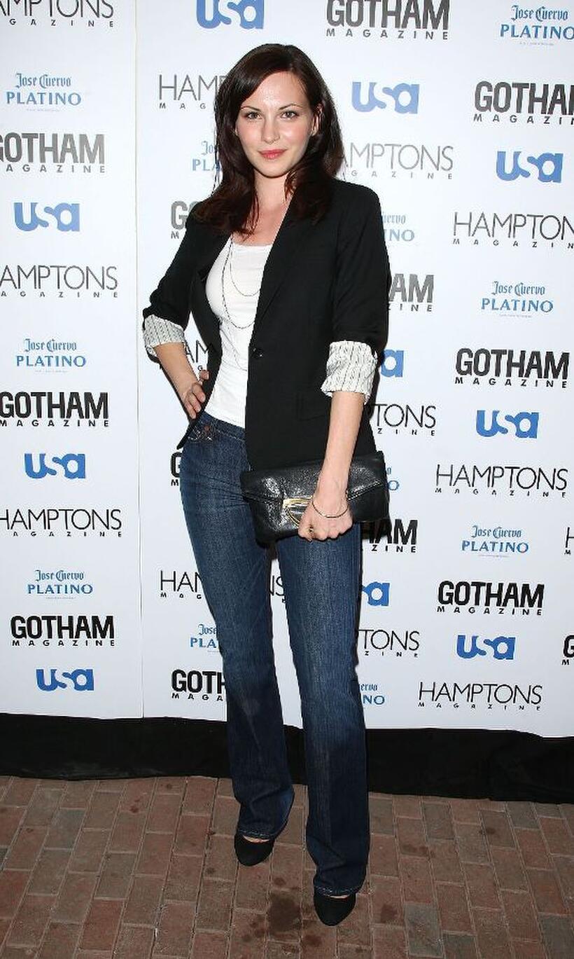 Jill Flint at the Hamptons and Gotham Magazine's summer celebration.