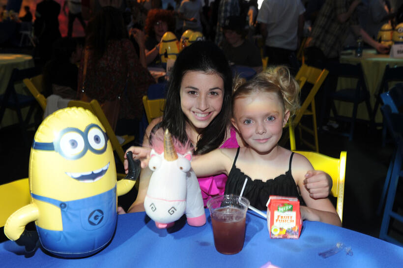 Dana Gaier and Elsie Fisher at the after party of the California premiere of "Despicable Me" during the 2010 Los Angeles Film Festival.