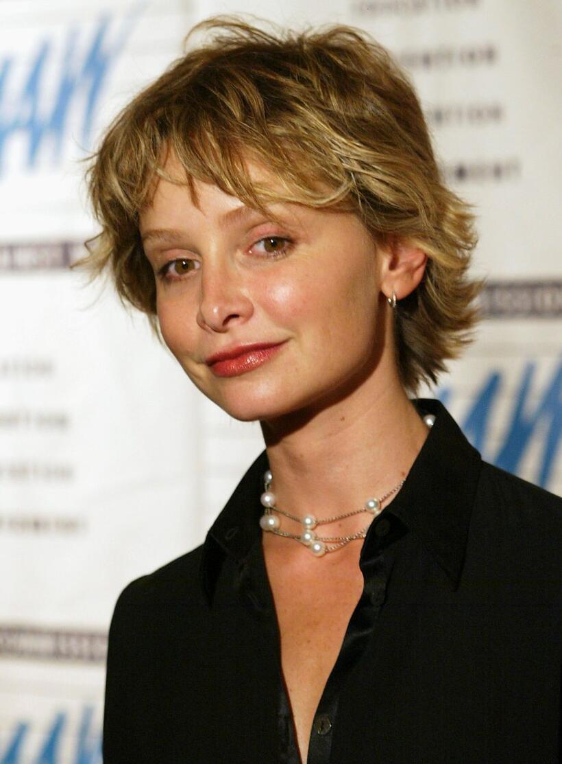 Calista Flockhart at the LACAAW Humanitarian Awards Benefit Dinner.