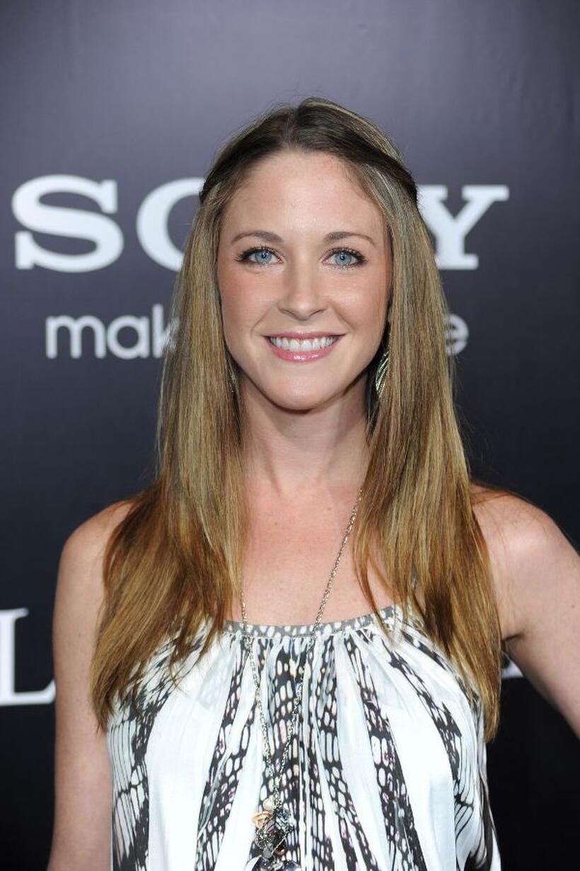 Leslea Fisher at the premiere of "Legion."
