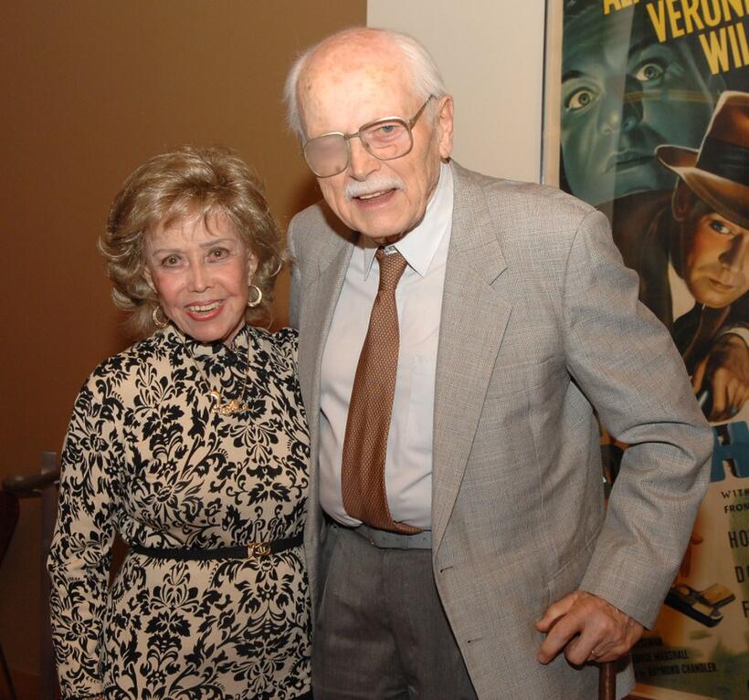 June Foray and Frederic Back at the Academy of Motion Picture Arts and Sciences.