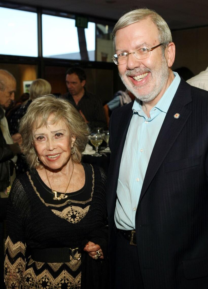 Leonard Maltin and June Foray at the AMPAS' 14th Annual Marc Davis Celebration of Animation.