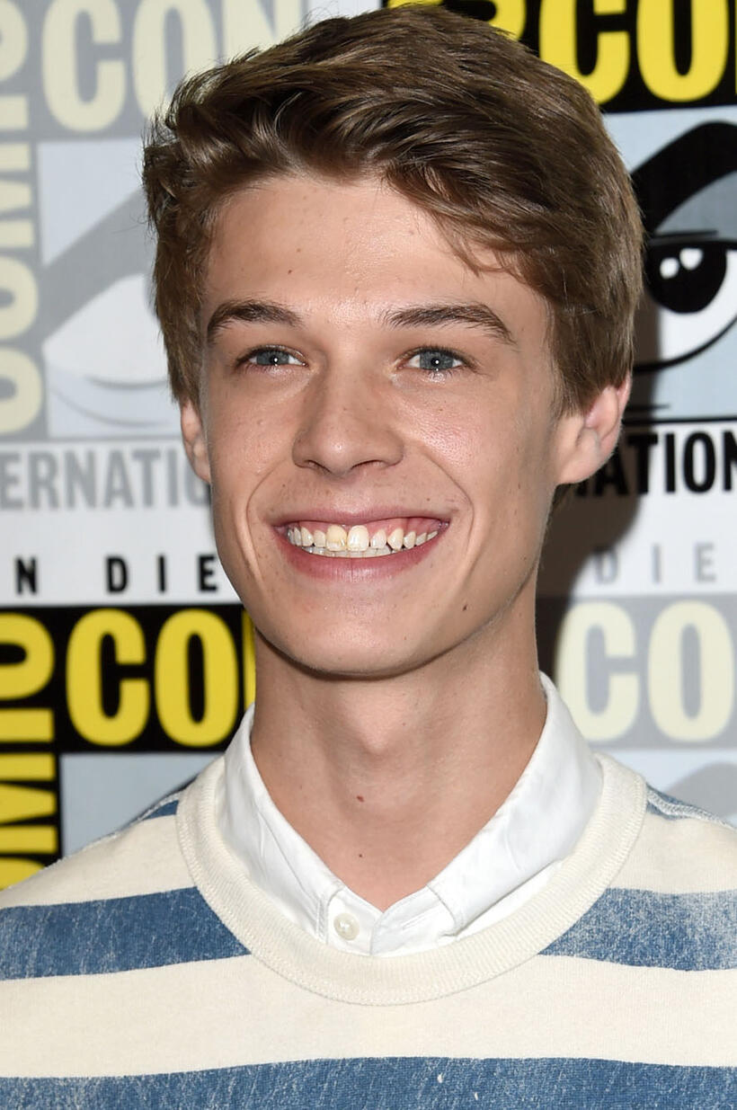 Colin Ford at the CBS Television Studios press room during Comic-Con International 2015 in San Diego, California.