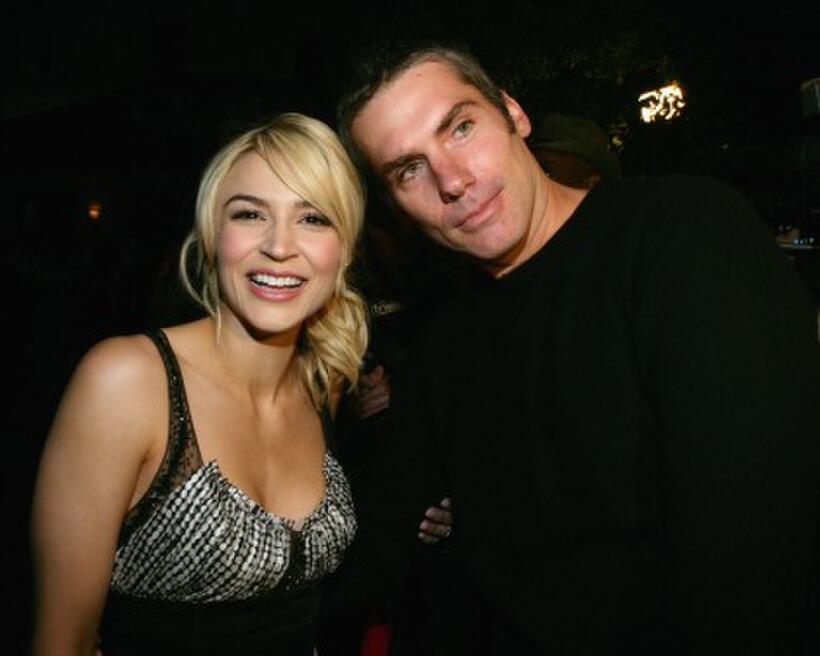 Samaire Armstrong and Glenn Fitzgerald Hollywood premiere of "Dirty Sexy Money."