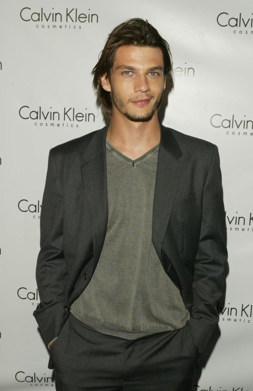 Trent Ford at the launch Party of Calvin Klein's new fragrance Eternity Moment.